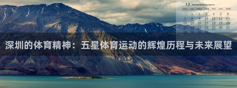 球速体育：深圳的体育精神：五星体育运动的辉煌历程与未来展望